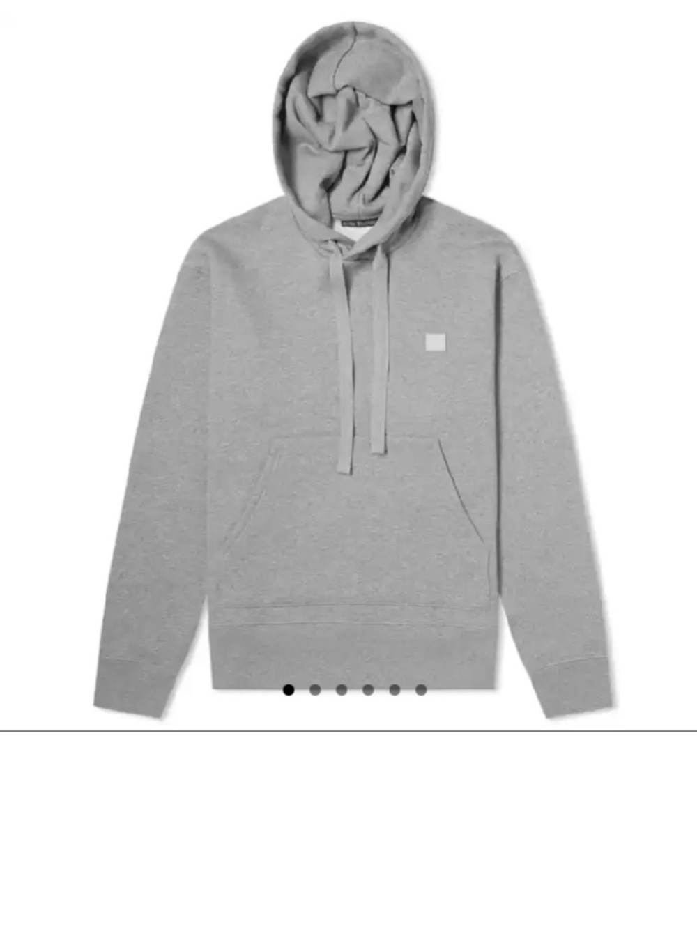 acne grey hoodie
